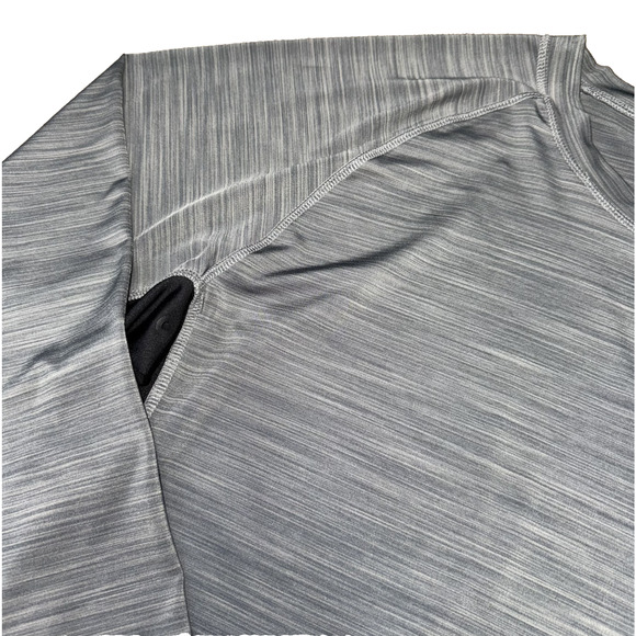 Hang Ten Shirt Mens 2XL Gray Long Sleeve Athletic UPF 50+ Sun Protection Pocket - Picture 1 of 16